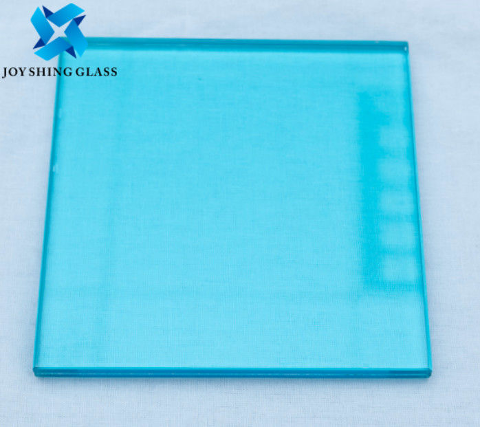 Kolorowe szkło laminowane 0,76 mm Ocean Blue PVB szkło laminowane bezpieczeństwa
