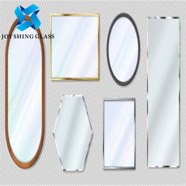 Niestandardowe super cienkie szklane lustro 1 mm 1,8 mm 4 mm lustro powlekane aluminium