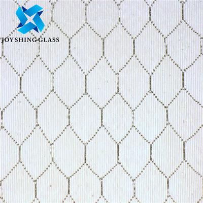 Laminowane szkło float z metalowej siatki 1 mm-19 mm Dźwiękoszczelna ochrona przed promieniowaniem UV