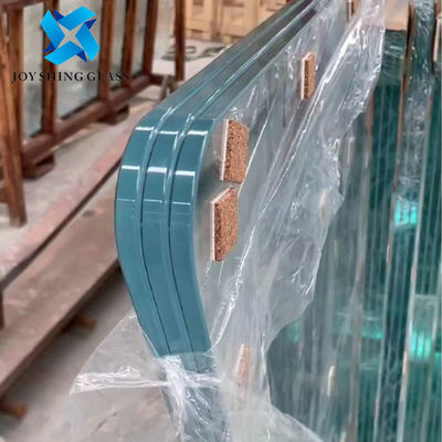 Niestandardowe szkło laminowane 10+10+10 mm z trójkątemperaturowym laminowaniem