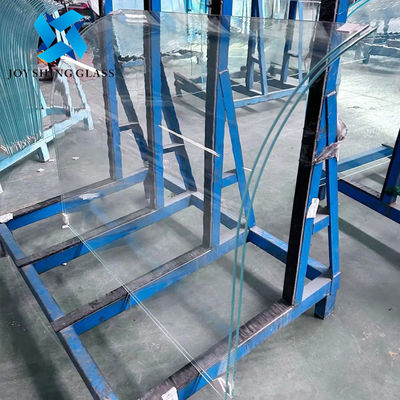10 mm przezroczyste zakrzywione szkło hartowane do balustrad schodowych