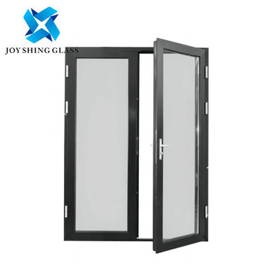 Drzewne drzwi z klatki UPVC serii 60 Drzwi ze szkłem z profilu UPVC