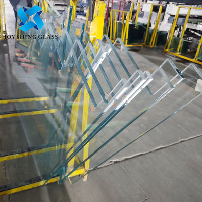 Kształt niestandardowy 15 mm Ultra Clear Toughened Glass Stair Handrails