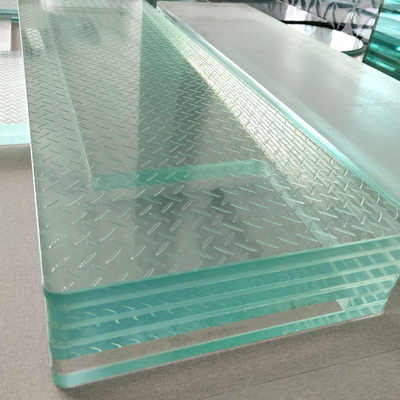 12mm 16mm Mrożone Antypoślizgowe Szkło Hartowane Laminowane do Schodów